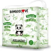 Bambo bamboo fiber disposable diapers L (9-14 kg) 21pcs.