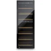 Caso 126 Smart, Weinkühler mit Kompressor, Freistehend, 126 Flasche(n), 75 W, G, Schwarz