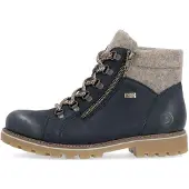Remonte Schnürstiefelette "Stiefelette Veloursleder"