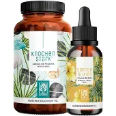 NATURTREU Starke Basis Sparpaket: Knochenstark & Sonnenelixier - 134,1 g