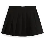 Tommy Hilfiger Faltenrock Timeless WW0WW48354 Schwarz Regular Fit