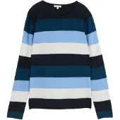 Tom Tailor Knit Structured Striped Pullover