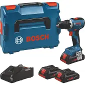 Bosch Professional Gsr 18v-65 + 3 Bat Procore 4.0 Ah + L-boxx Elektrischer Schraubendreher