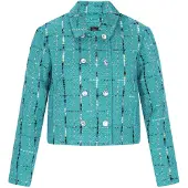 Faina Women Blazer in turquoise multicolor | Gr.: L