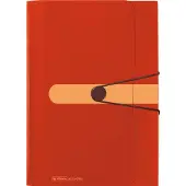 Herlitz 11411279 Polypropylene (PP) Orange Aktendeckel