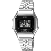 Casio Retro Collection LA680WA-1BDF Damenuhr Chronograph