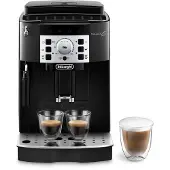 De'Longhi Delonghi ECAM22.115.B Vollautomatische Espressomaschine, Kunststoffgehäuse, Integriertes Mahlwerk, Milchaufschäumer
