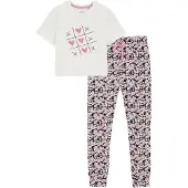 We fashion Pyjama Off-white Größe: 146/152 | Nachtwäsche Outlet | kids | Weiß