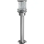 Osram ENDURA Classic Außenleuchte 55cm E27 Edelstahl IP44, ohne Leuchtmittel, klarem Glasdiffusor, für Wege, Eingänge und Gärten