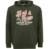 Jack & Jones Logo 2 Plus Size Kapuzenpullover