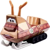 Mattel Disney Pixar Cars Wintertime Cruisers Snowmobile, Fahrzeug, 3 Jahr(e), Metall, Kunststoff, Mehrfarbig