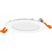 Osram Downlight Slim 120mm, LED Einbauleuchte, 8W, 6500K kaltweiß, 550 Lumen, flaches Design, IP20, einfache Montage für Wohnräume und Küchen