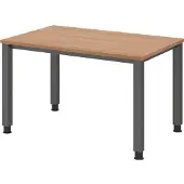 Hammerbacher Schreibtisch 4Fuss eckig 120x80cm Nussbaum