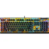 Razer BlackWidow V4 X, Kabelgebunden, USB, Mechanischer Switch, QWERTY, RGB-LED, Schwarz