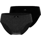 Götzburg Slip 2Er Pack X-Lastic in schwarz-dunkel-Karo | Gr.: 5
