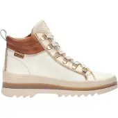 Pikolinos Damen Sneaker Leder High Top Reißverschluss Vigo W3W-8564, Größe:39 EU, Farbe:Weiß