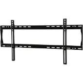 Peerless PARAMOUNT Universal Flat Wall Mount PF660 - Befestigungskit (Wandplatte, Adapter für Halterung) - für Flachbildschirm - kaltgewalzter Stahl - Glanzschwarz (39"-90")