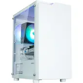Zalman T4 PLUS, Mini Tower, PC, Weiß, micro ATX, Mini-ITX, Kunststoff, Stahl, Gehärtetes Glas, Gaming