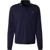 Napapijri Poloshirt E-Badge LS Herren Blu Marine-S