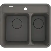 Deante Robuste und pflegeleichte Granit-Küchenspüle mit praktischem 1,5-Becken