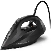 Philips Bügeleisen 7500 Series mit Keramikbügelsohle, 55 g/min kostanter Dampf, 3200 W, Schwarz (DST7511/80)
