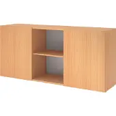 Hammerbacher Sideboard 2OH mit Schiebetüren Buche/Buche