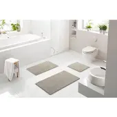 Linea Due Badematte , beige , Synthetik , Maße (cm): B: 60 H: 1,8