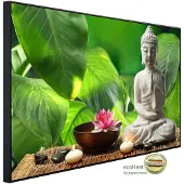 Papermoon Infrarotheizung »EcoHeat - Buddha in der Meditation«, Matt-Effekt - bunt