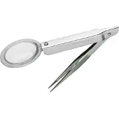 WERO Splitterpinzette mit Lupe, rostfrei, 9 cm 1 St