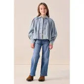 Sissy-Boy Jacke Mit Ballonärmeln - Blau | Größe: 110-116