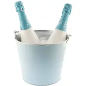 Koala Blauer Metall Weinkühler Mit Griff, 5 Liter