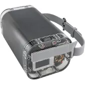 Ansmann Powerbank PB4100, Akkukapazität 40000 mAh, 2 x USB-A und 2 x USB-C, als Taschenlampe verwendbar, TFT-LCD Display, IP67, Aluminium, silber