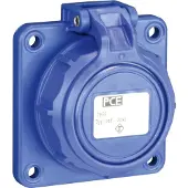 Pce 20342-8b Anbausteckdose mit Klappdeckel 16A 3p 250V IP66/68 Nautilus