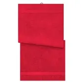 Myrtle beach Bio Badetuch MB443 red 70 x 140 cm