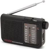 Aiwa RS-55BK, Persönlich, Analog, AM, FM, 88 - 108 MHz, 530 - 1600 kHz, 5,7 cm