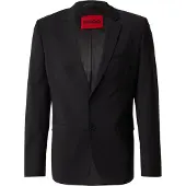 HUGO für Herren. 50540157 Schwarzer Blazer Arti schwarz (48), Lässig, Party, Synthetisch, Klassisch