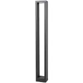 LUCANDE LED Wegeleuchte Jupp , schwarz, Aluminium, Modern, LED Außenleuchte