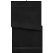 Myrtle beach Bio Badetuch MB443 black 70 x 140 cm