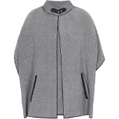 Dreimaster Women Poncho in navy melange | Gr.: XL/XXL