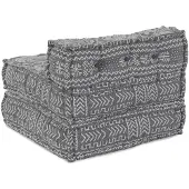 vidaXL Modulare Sofagarnitur Stoff Hellgrau 70 x 70 x 56 cm