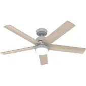 HUNTER FANS Deckenventilator Giannis Grau mit LED & Fernbedienung