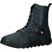 Softinos Schnürstiefelette "Stiefelette Leder/Textil"