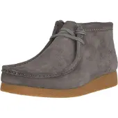 Clarks Herren Evo Wallabee Schuhe Graues Wildleder