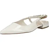 Högl Slingpumps Damen 31393934303632 Weiß 37 1/2 EU