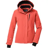 Killtec Skijacke "KSW 25 WMN SKI JCKT" Atmungsaktive, wasserdichte Skijacke mit abnehmbarer Kapuze