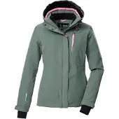 Killtec Skijacke "KSW 25 WMN SKI JCKT" Atmungsaktive, wasserdichte Skijacke mit abnehmbarer Kapuze