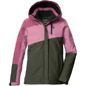 Killtec Funktionsjacke "KOW 218 GRLS JCKT" Winddichte, wasserdichte Kinderjacke mit verstellbarer Kapuze