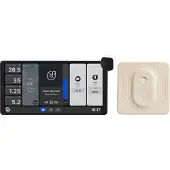 Shelly Wall Display X2 + BLU H&T – 6.95" Smart Touch Panel and Climate Sensor - Silver