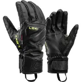 LEKI Handschuhe WCR Venom Speed 3D black-ice lemon - 8,0
