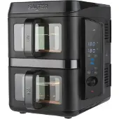 Salter Heißluftfritteuse Verticook 91 (2x4,5I) schwarz
